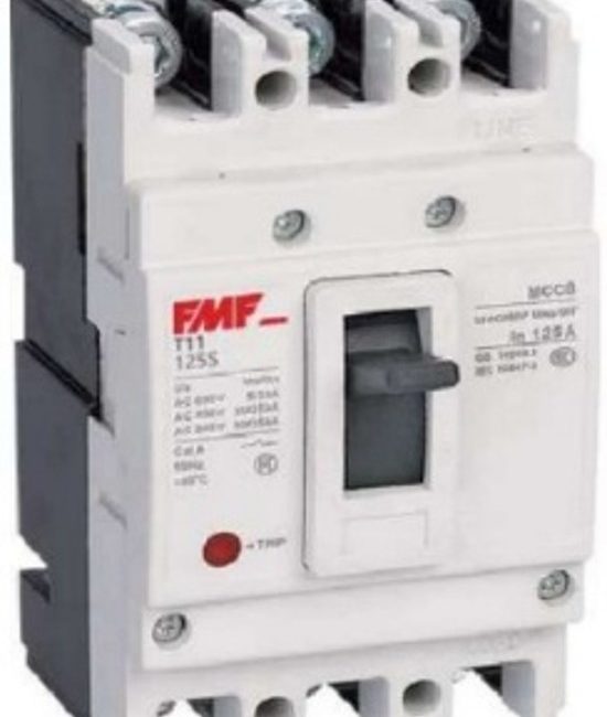 Interruptor MCCB serie T11-S, 3P Fijo 10A (35/25kA - 230V - 25/18kA - 400V) Marca FMF