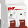 Mini Breaker termomagnético serie T20 2X6A, (10KA / 415V) (C) Marca FMF