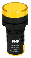 Piloto indicador LED serie L05 110V Amarillo (Ø22mm) Marca FMF