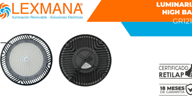 Luminaria smd led 150W Marca Lexmana