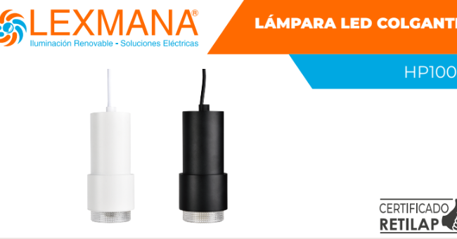 Lámpara led colgante Marca Lexmana
