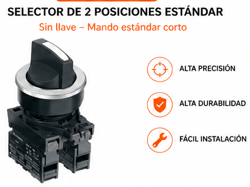 Selectores de muletilla ø 30mm Marca Autonics