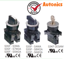 Selectores de muletilla ø 30mm Marca Autonics