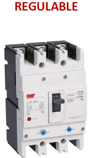Breaker caja moldeada 3P 200A Marco 250A Marca FMF