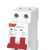 Mini breaker termomagnéticoF 2P 10A Curva C Marca FMF