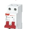 Mini breaker termomagnético 2P 50A Curva C Marca FMF