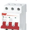 Mini breaker termomagnético 3P 6A Curva C Marca FMF