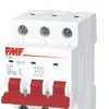 Mini breaker termomagnético 3P 20A Curva C Marca FMF