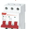 Mini breaker termomagnético 3P 40A Curva C Marca FMF