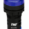 Piloto luminoso LED azul 22mm 230VAC Marca FMF