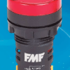 Piloto luminoso LED rojo 22mm 230VAC Marca FMF