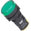 Piloto luminoso LED verde 22mm 230VAC Marca FMF