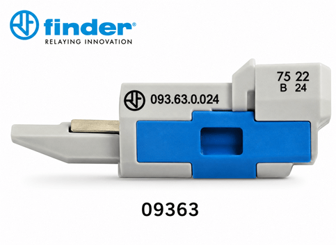 Módulo porta fusible para interfaces modulares 110 - 240VAC Marca FINDER