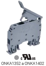 Separador Plástico  para Borneras Serie Marca Onka