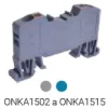 Bornera de Resorte  4mm² 32A 750V Gris  x 10 Unid Marca Onka