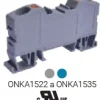 Bornera de Resorte  6mm² 41A 750V Gris  x 10 Unid Marca Onka