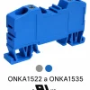 Bornera de Resorte  6mm² 41A 750V Azul  x 10 Unid Marca Onka