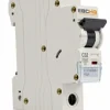 Mini Breaker 1 Polo 2A Curva C 6kA 230/400V EBCHQ Marca Ebchq