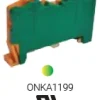 Bornera Tierra de Resorte  4mm² 32A 750V Verde Amarillo  x 10 Unid Marca Onka