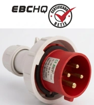 Clavija Tipo Plug IP67 / 32A / 3P + T/ 380-415V Marca EBCHQ