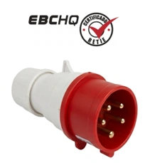 Clavija Tipo Plug IEC IP44 / 16A / 2P + T / 200-250V Marca EBCHQ