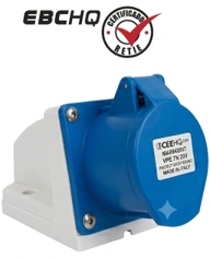 Toma sobreponer Plug IEC IP44 / 32A / 2P + T / 200-250V Marca EBCHQ