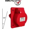 Toma incrustar Plug IEC IP44 / 32A / 2P + T / 200-250V Marca EBCHQ