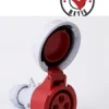 Toma aérea Tipo Plug IP67/ 63A/ 3P + T/ 380-415V Marca EBCHQ