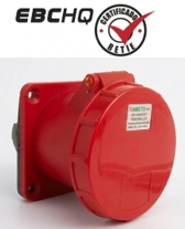 Toma incrustar Tipo Plug IP67/ 63A/ 3P + T/ 380-415V Marca EBCHQ