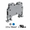 Bornera torn 24A/750V 2.5mm2 azul x 10 unidMarca Onka Marca Onka