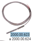 Sensores de temperatura bulbo recto 5cm Marca  Pixsys
