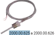Sensores de temperatura bulbo recto 5cm Marca  Pixsys