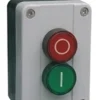 Estaciones de mando de sobreponer en caja plástica ip40 Contactos 1NA + 1NC Marca EBCHQ