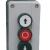Estaciones de mando de sobreponer en caja plástica ip40 Contactos 2NA + 1NC Marca EBCHQ