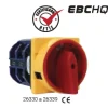 Interruptores rotativos para candado (4 polos) 25A Marca  Ebchq