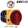 Interruptores rotativos para candado (4 polos) 32A Marca  Ebchq