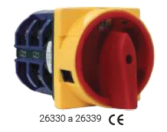 Interruptores rotativos para candado (4 polos) 63A Marca  Ebchq