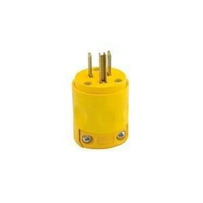 Clavija con polo a tierra a 15 amperios 125 voltio Marca Leviton