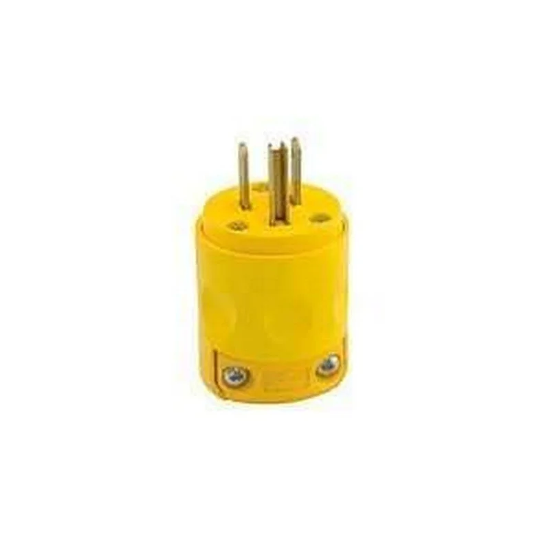 Clavija con polo a tierra a 15 amperios 125 voltio Marca Leviton