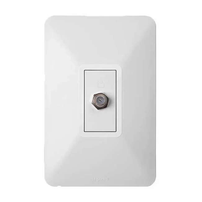 Toma elit coaxialial tv blanco Marca legrand