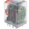 Relevo 8 pines planos 230VAC  Marca RELPOL