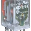 Relevo 11 pines planos 230VAC Marca RELPOL