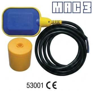 Sensores de nivel electromecánicos (flotadores) Camara Sencilla Marca MAC3