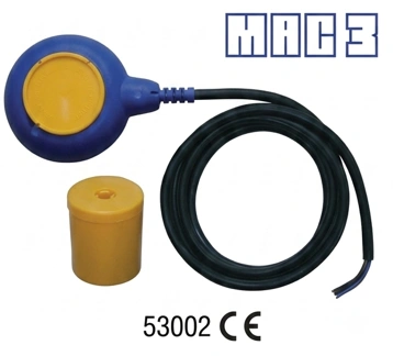 Sensores de nivel electromecánicos (flotadores) Camara Doble Marca MAC3