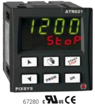 Controles de procesos digitales con rampa 24 - 230V AC/DC 50/60Hz Marca  Pixsys