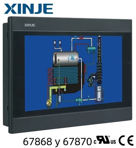 Pantallas táctiles serie ts 128MB Marca XINJE