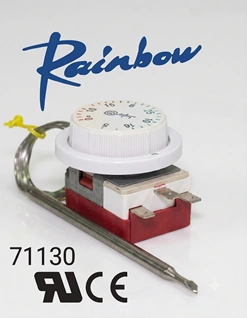 Controlador termostato de propósito general Abierto Ø 6mm L127mm Marca RAINBOW