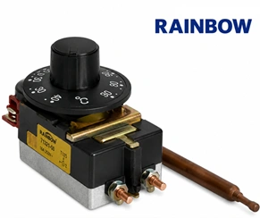 Termostato Capilar Ajustable +50°C a +320°C 30A 220V NA Marca RAINBOW