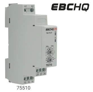 Controlador temporizadores analógicos estrella - triángulo 12 - 240 VAC/DC 0/50/60Hz Marca EBCHQ
