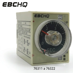 Temporizadores analógicos al trabajo 50X40 mm 220VAC Marca EBCHQ
